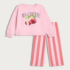 F&F Cotton Rich Ma Chérie Cherry Pyjamas in Multi