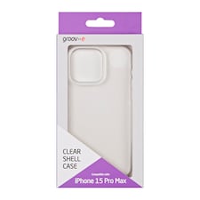 GROOV-E IPHONE 15 PRO MAX CLEAR CASE