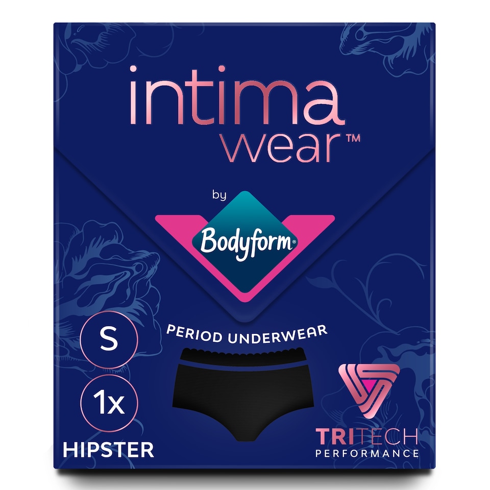image 1 of Intimawear By Bodyform Bikini Black Size Small