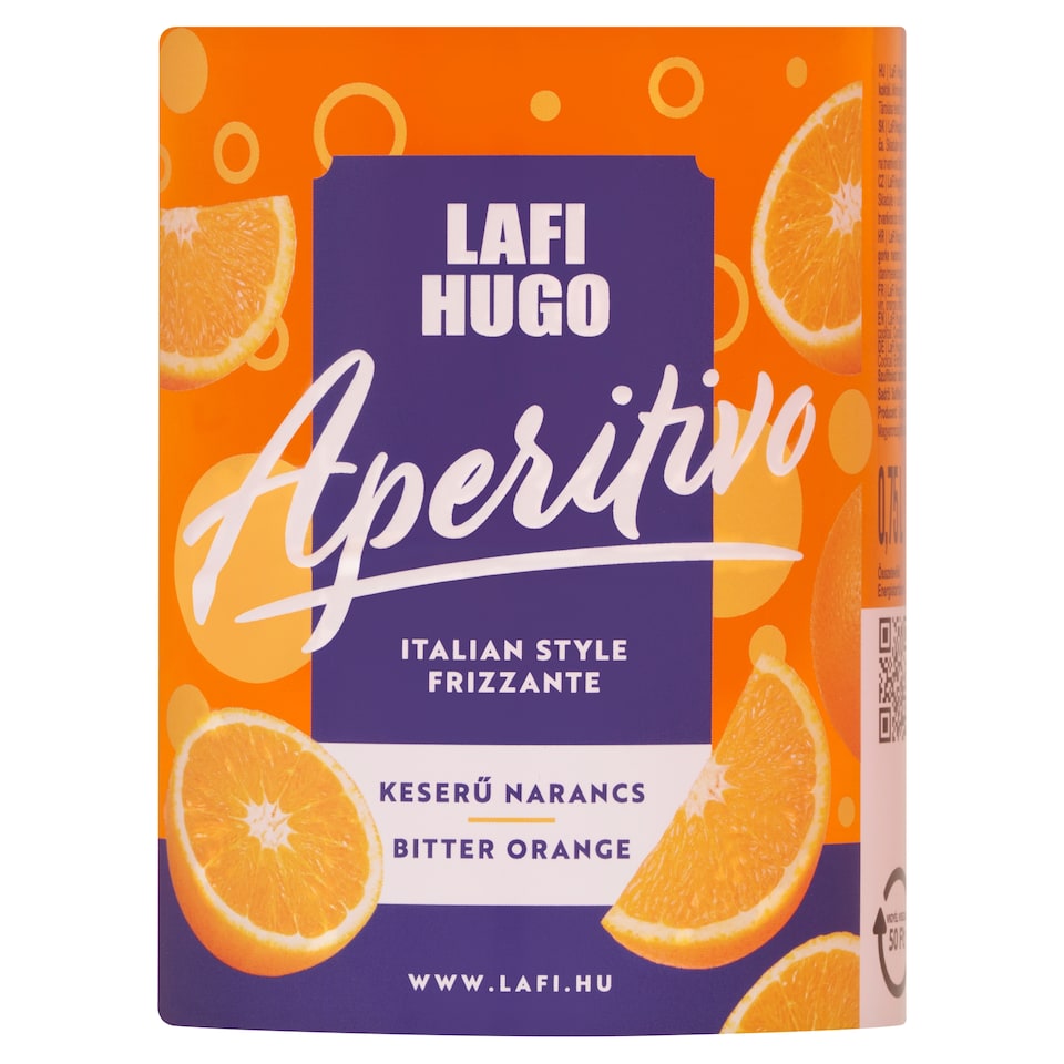 image 1 of Lafi Hugo Aperitivo Bitter Orange Flavored Carbonated Wine-Based Cocktail 7% 0,75 l