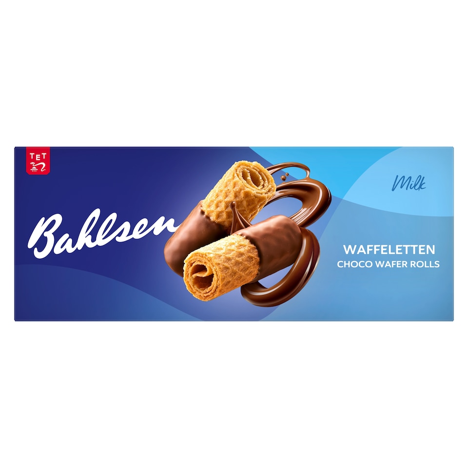 Bahlsen Waffeletten Milk Choco Wafer Rolls 100 g