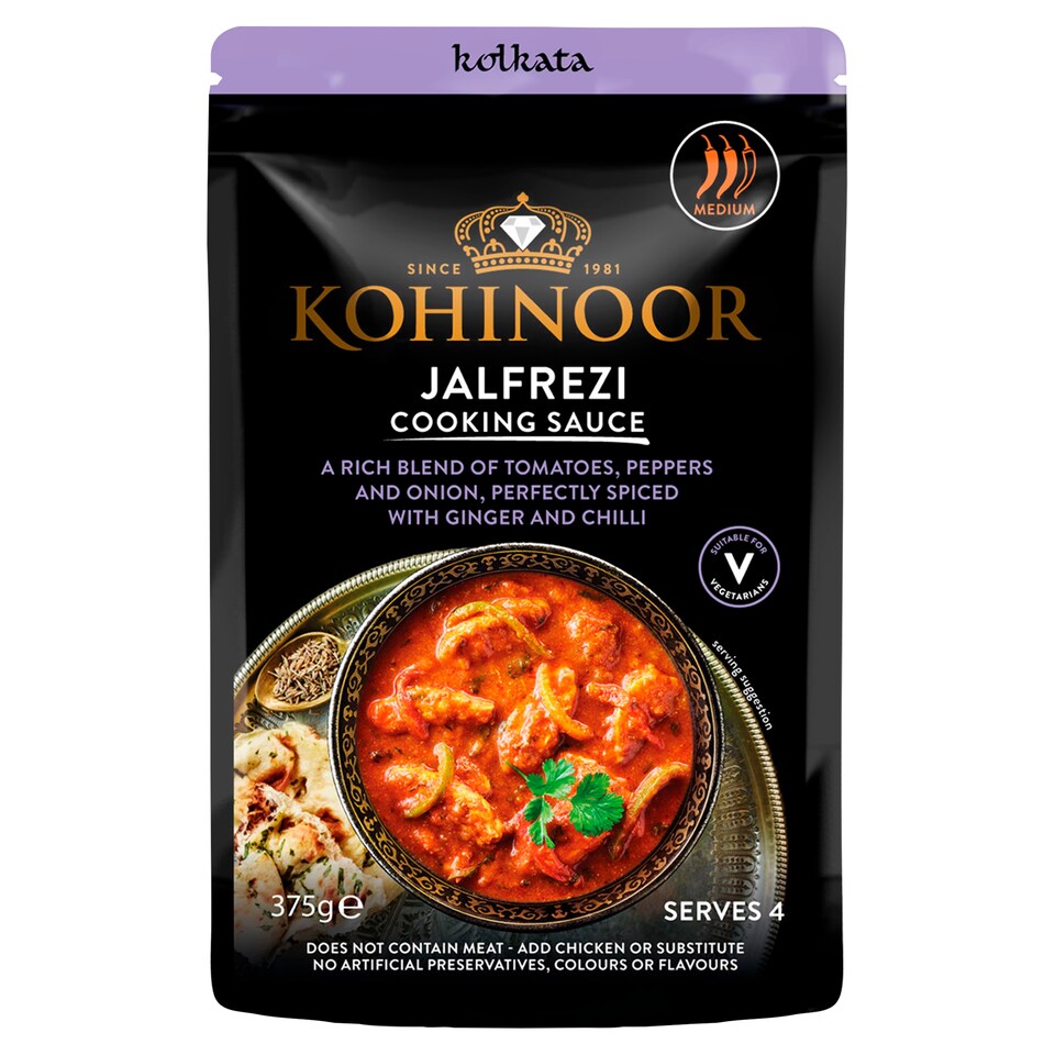 Kohinoor Cooking Sauce Calcutta Jalfrezi 375G
