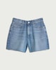 image 4 of F&F Pure Cotton Denim Shorts in Blue
