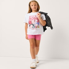 K-Pop Demon Hunters 2-Piece T-Shirt and Shorts Set in Pink