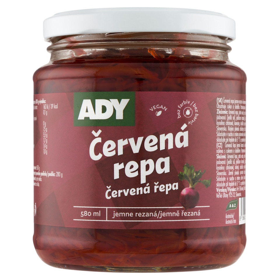 image 1 of Ady Beetroot Finely Cut 500 g