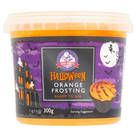 Create A Cake Orange Frosting 300G Tesco Groceries