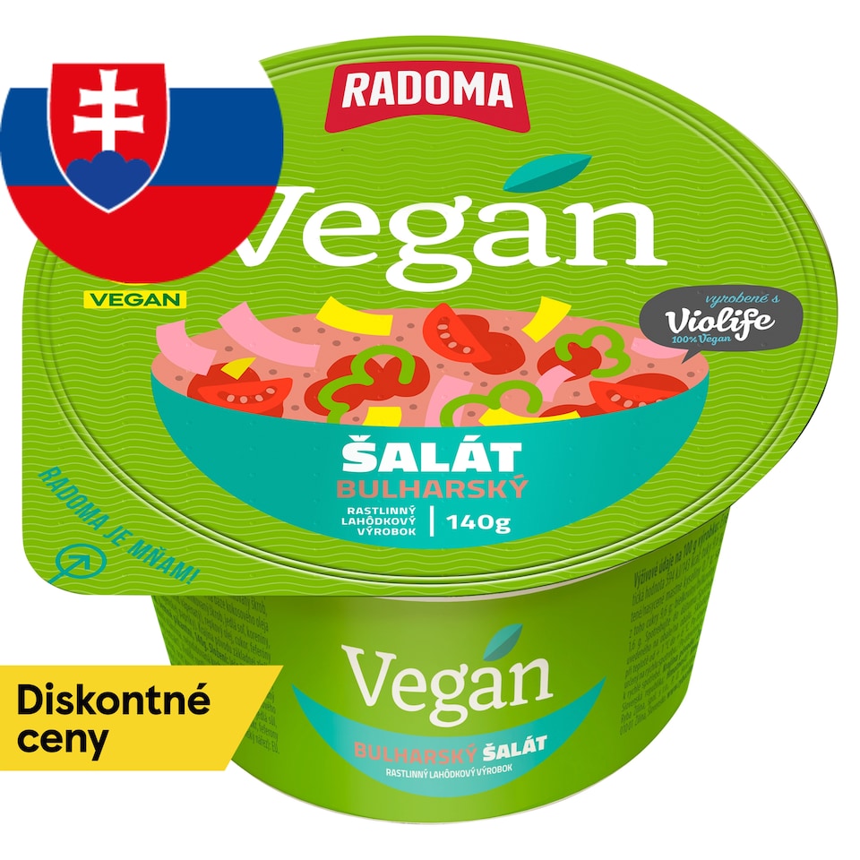PRETO Radoma Vegan bulharský šalát 140 g