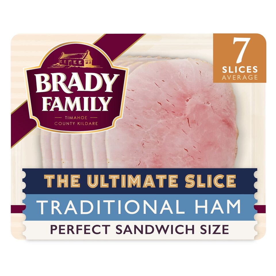 Brady Family The Ulmte Slice Traditional Irish Ham 150G