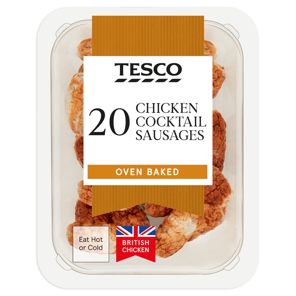 Tesco 20 Chicken Cocktail Sausages 170G