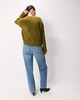 image 4 of F&F Knitted Cropped Jumper in Olive