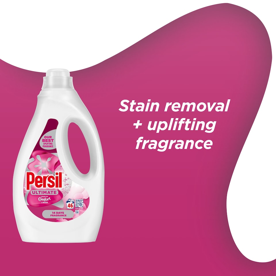 image 1 of Persil Ultimate Touch of Comfort Bio Laundry Washing Detergent 46 Washes 1242ml
