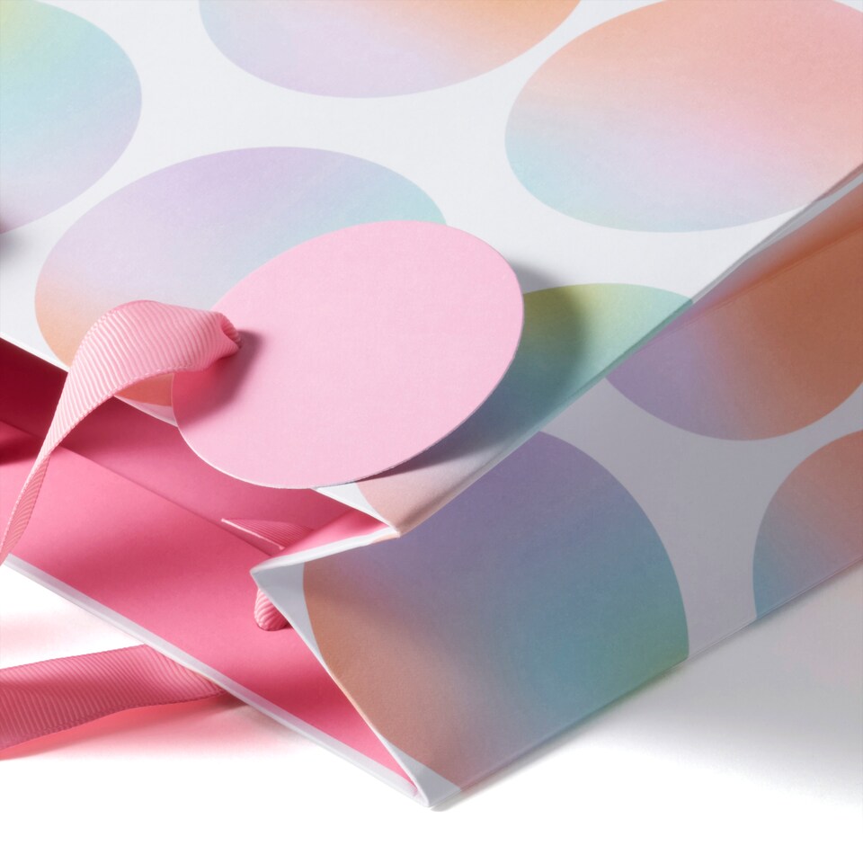 image 1 of Paperchase Ombre Medium Gift Bag