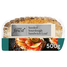 Tesco Finest Seeded Sourdough Sandwich Loaf 500g