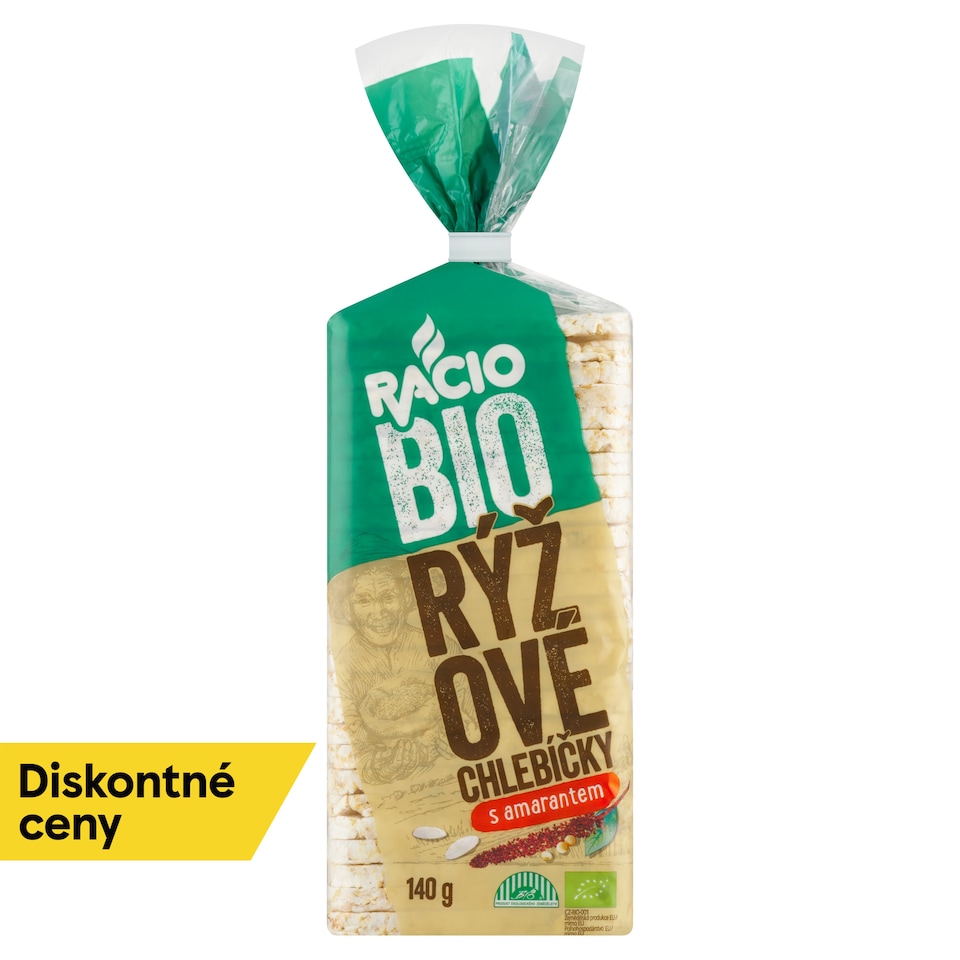 obrázok 1 z Racio Bio ryžové chlebíčky s amarantom 140 g