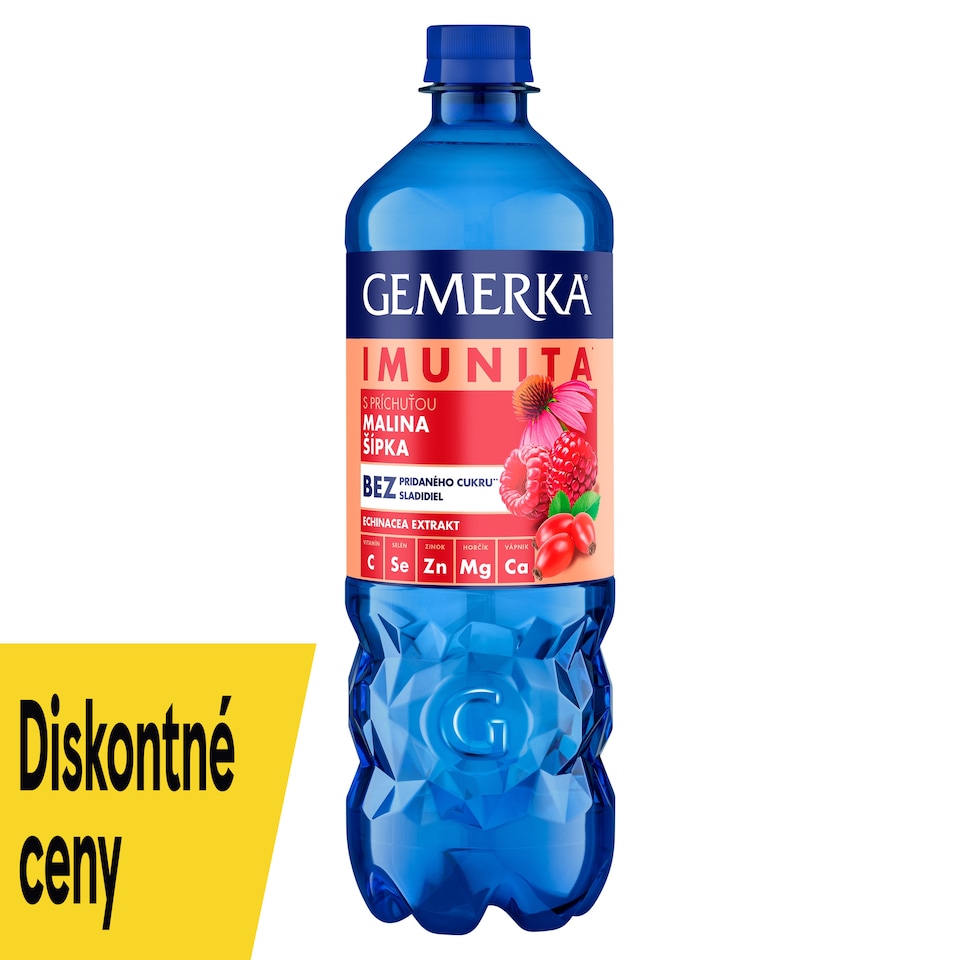 Gemerka Imunita s príchuťou malina, šípka 0,75 l