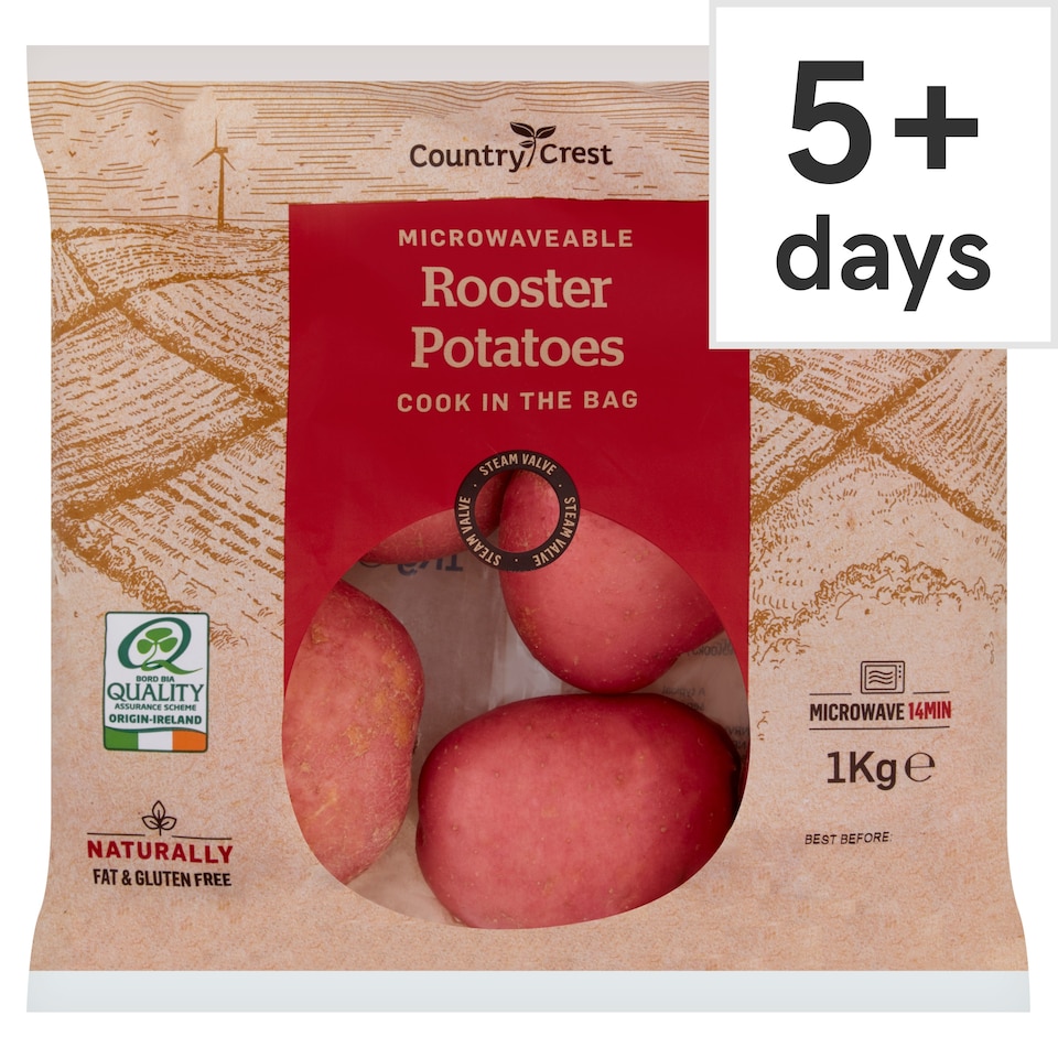 Cntry Crest Rooster Potatoes Microwavable 1Kg
