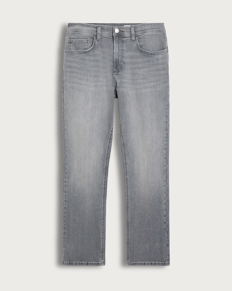 F&F Cotton Rich Straight Leg Jeans in Black