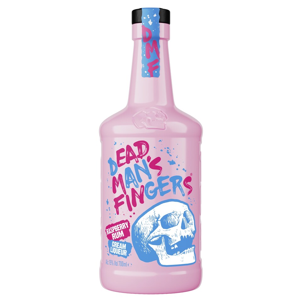 Dead Man's Fingers Raspberry Rum Cream Liqueur 70cl