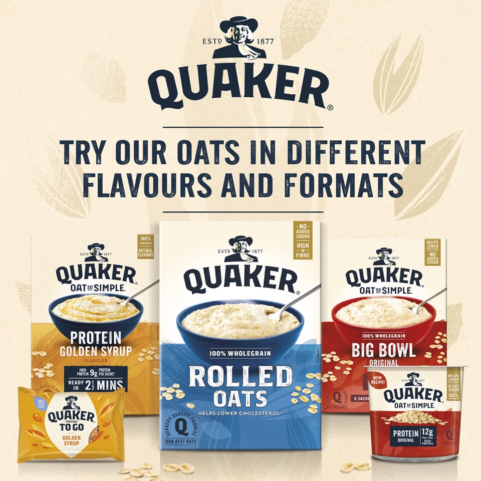 image 1 of Quaker OSS Original Oats Big Pot 60g