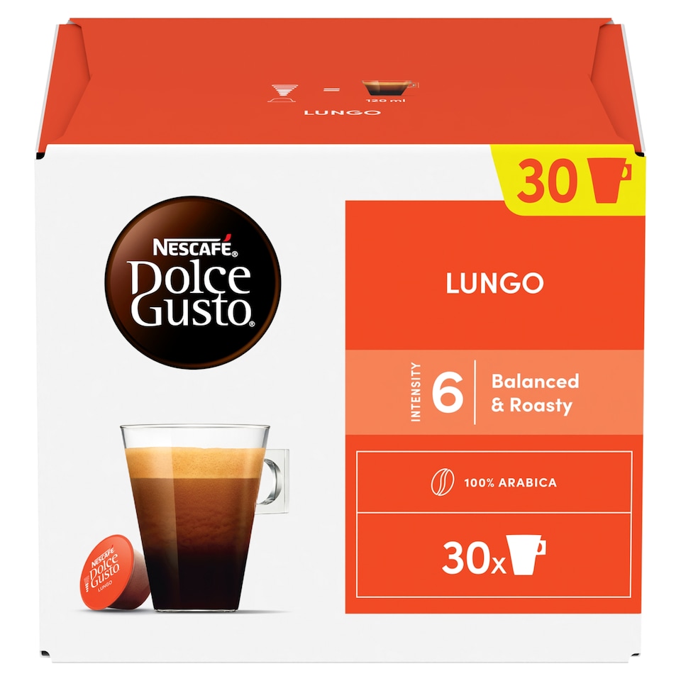 image 1 of NESCAFÉ Dolce Gusto Lungo - Coffee Capsules - 30 pcs