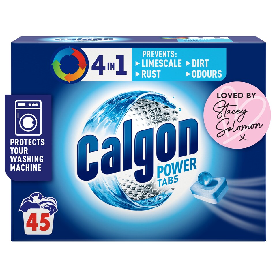image 1 of Calgon 3 In 1 Limescale Protection Tablets 45 Washes