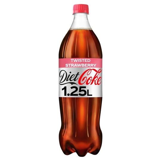 Diet Coke Twisted Strawberry 1.25L Tesco Groceries