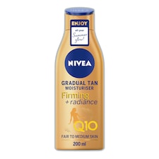 NIVEA Q10 Gradual Tan Firming Body Lotion Fair To Medium Skin 200ml 