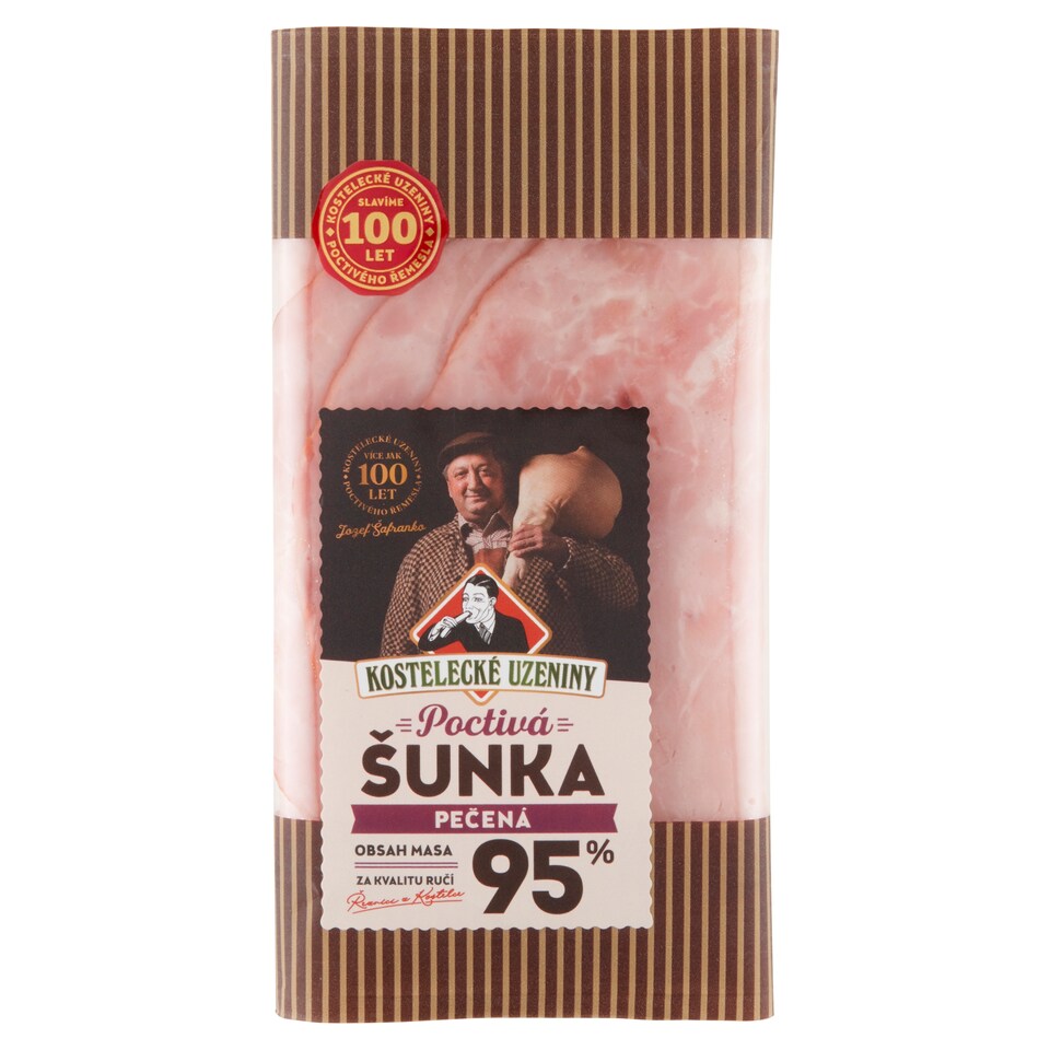 image 1 of Kostelecké Uzeniny Honest Roasted Ham 0.100kg