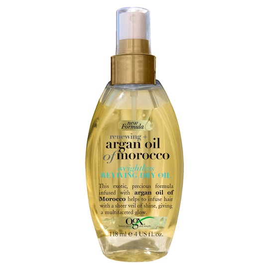 Ogx Argan Oil Of Morocco Reviving Oil Spray 118Ml Tesco Groceries