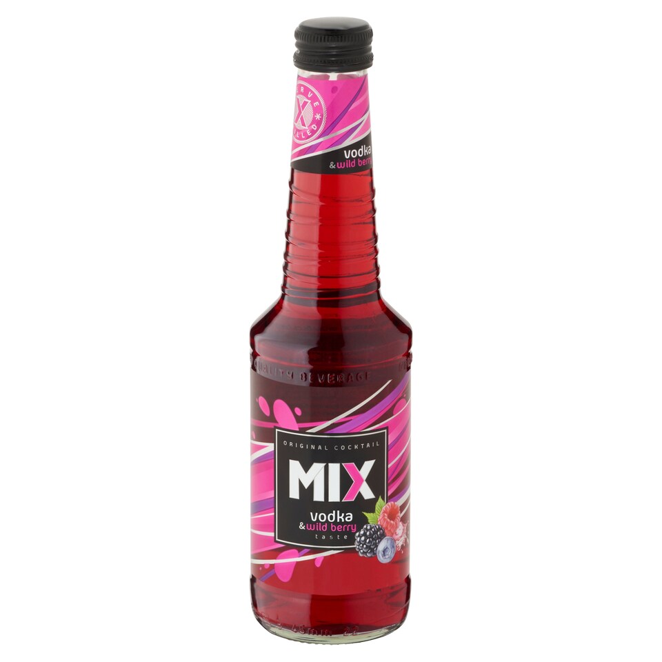 Mix szénsavas alkoholos koktél mix vodka & erdei gyümölcs ízesítéssel 4% 0,33 l