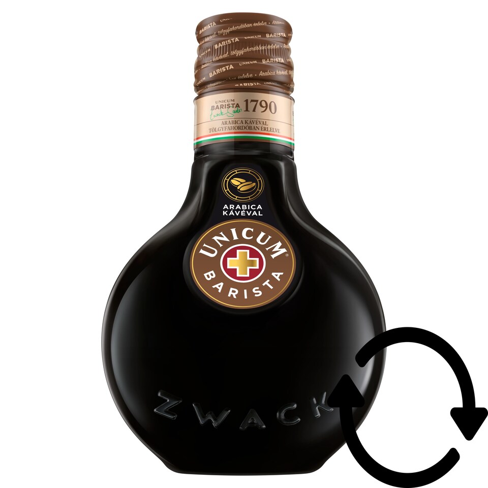 image 1 of Zwack Unicum Barista Herb Liqueur with Arabica Coffee 34,5% 0,2 l