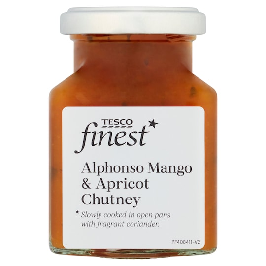 Tesco Finest Mango Apricot & Coriander Chutney 220G Tesco Groceries