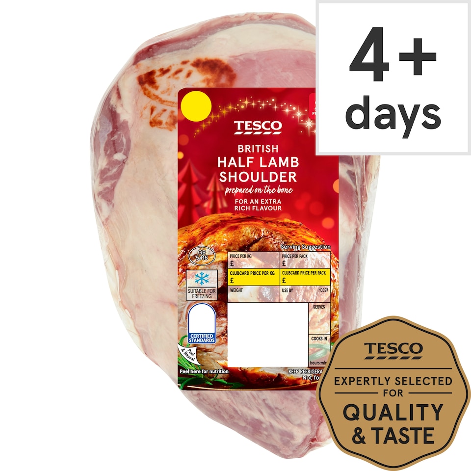 Tesco Lamb Shoulder Half
