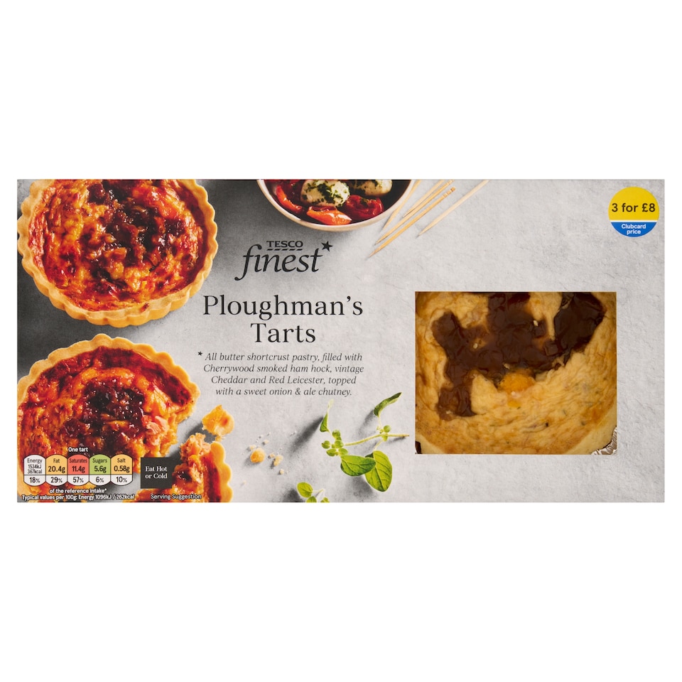 Tesco Finest Ploughman's Tarts 280g