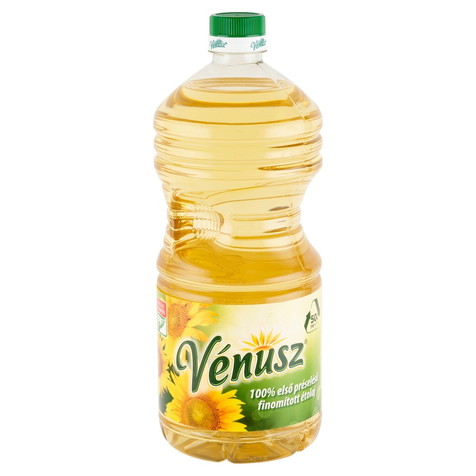 image 1 of Vénusz 100% First Pressed Refined Sunflower Cooking Oil 2 l
