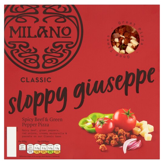 Milano Sloppy Giuseppe Pizza 305G