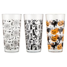 Halloween Patterned Glass 370 ml