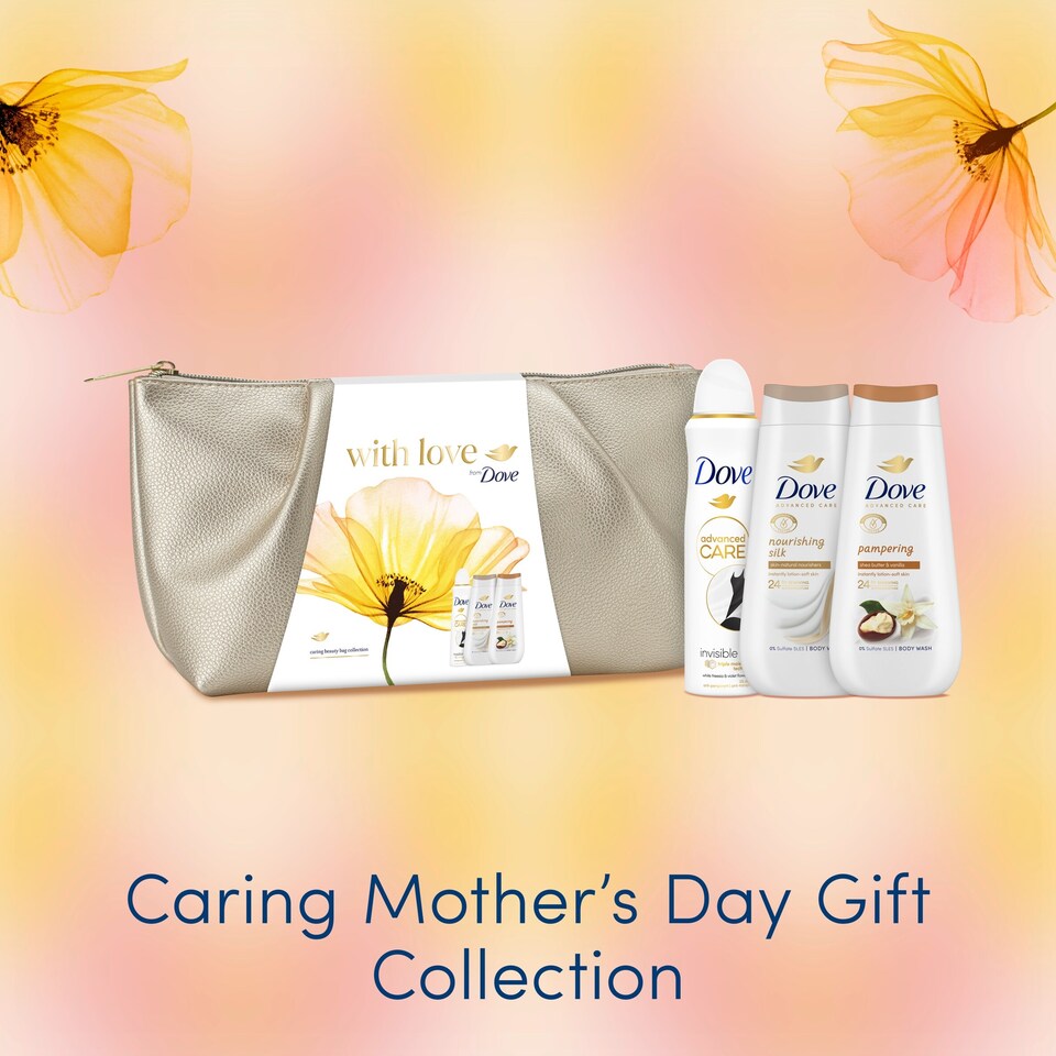 image 1 of Dove With Love Caring Beauty Bag Collection Gift Set