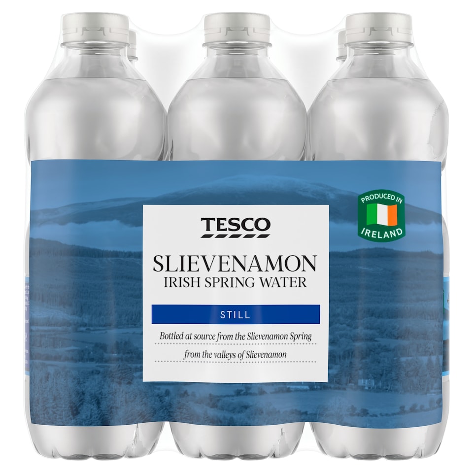 Tesco Slievenamon Irish Still Spring Water 6X500ml