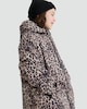 image 2 of F&F Active Girls Leopard Print Hooded Waterproof Coat in Multi Brown