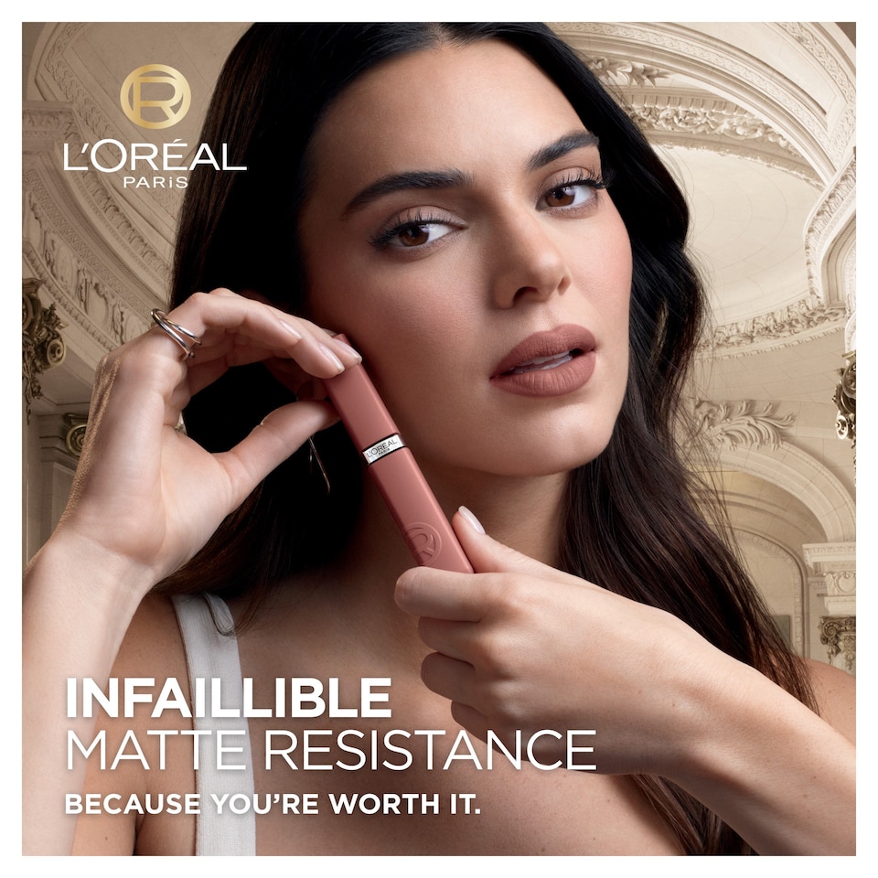 image 1 of L'Oreal Paris Liquid Lipstick Matte Resistance, Shade 635 Worth It Medium, 5ml