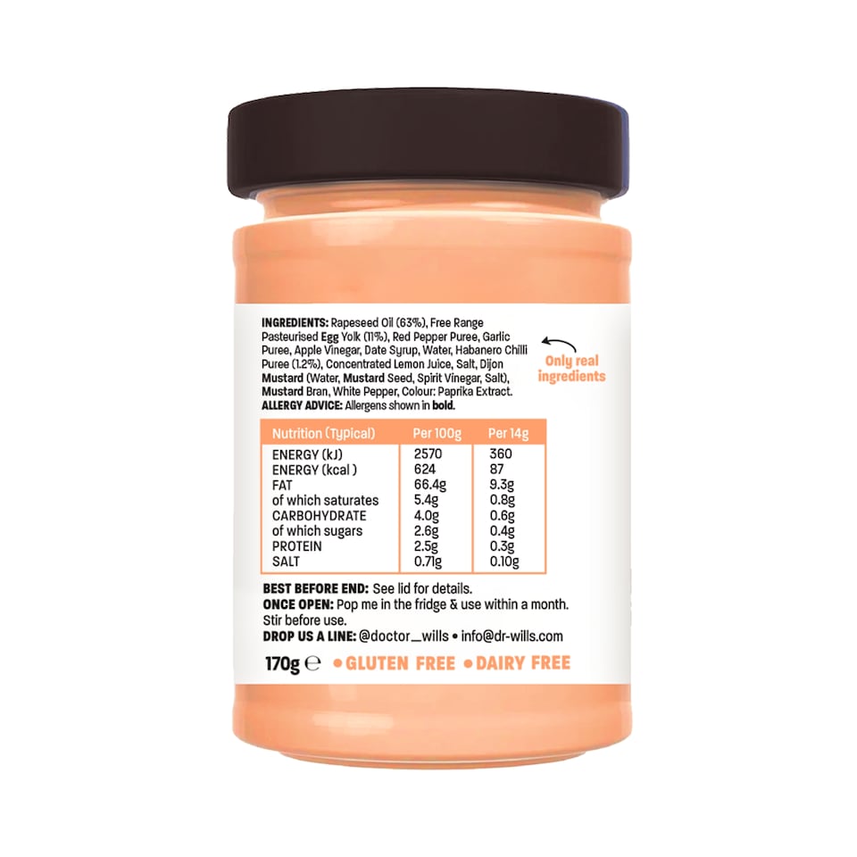 image 1 of Dr. Will's Sriracha Mayo 170g