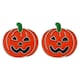 image 2 of Mobil Digital Pumpkin Earrings