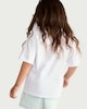 image 2 of F&F Girls Pure Cotton Bubble Tea Print T-Shirt in White