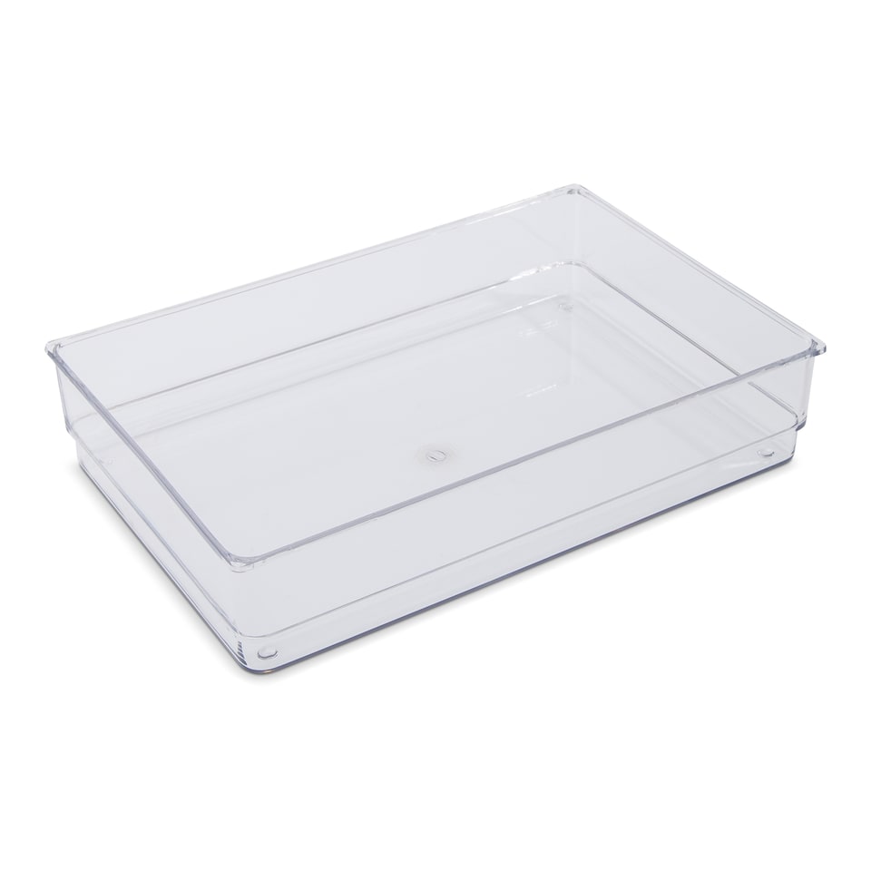 image 1 of Core Supply Clear Storage Bin Large Low