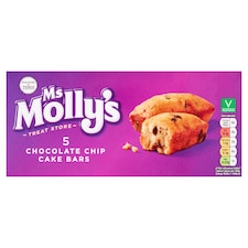 Ms Molly's 5 Chocolate Chip Cake Bars