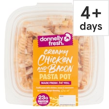 Donnelly Fresh Creamy Chicken And Bacon Pasta Pot 300G