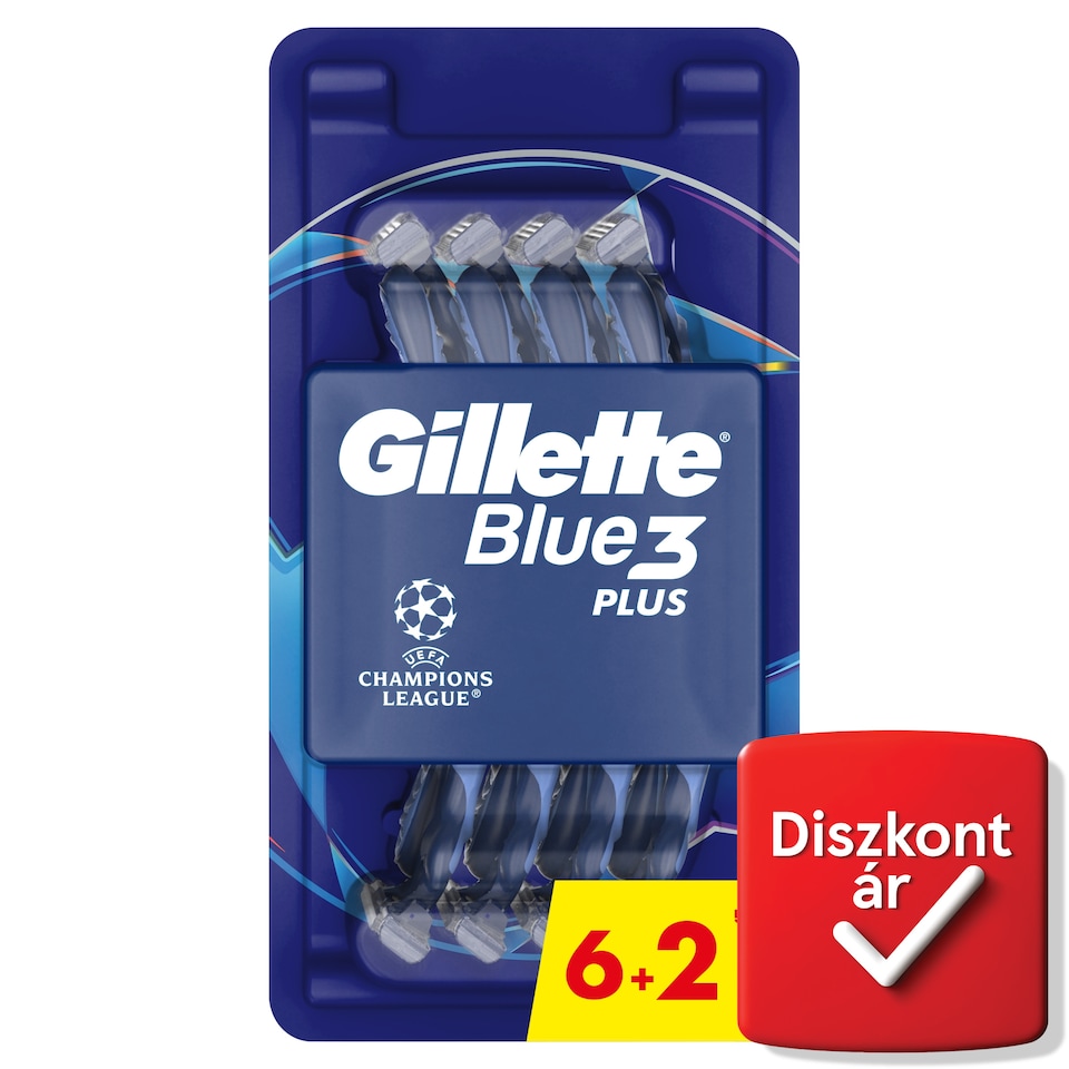 Gillette Blue3 Plus Comfort, Eldobható Borotva Férfiaknak, 8 Darabos Kiszerelés  1. kép