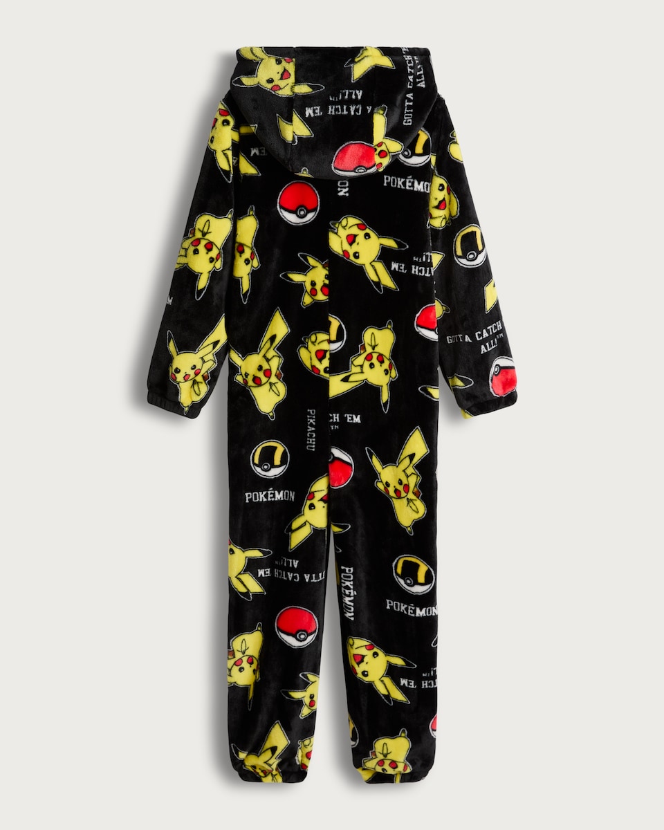 image 1 of Pokémon Pikachu Gotta Catch 'Em All Print Onesie in Multi