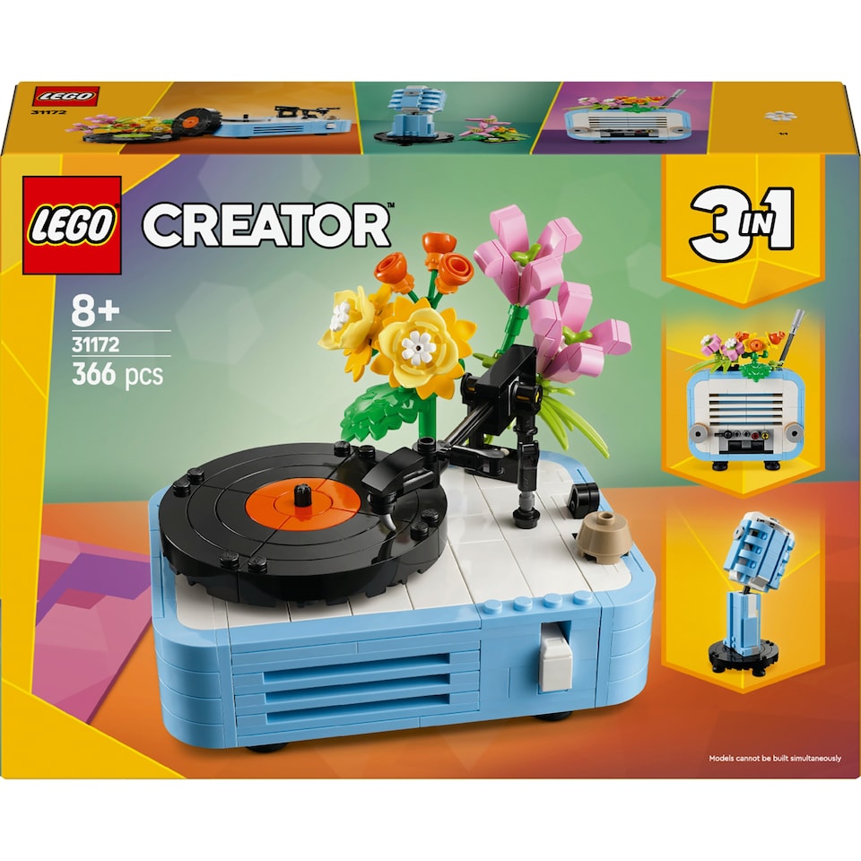 LEGO Creator 3 v 1 31172 Lemezjátszó virágokkal  1. kép